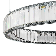 Подвесной светильник Loft it Crystal R1ng 10135/1000 Chrome цвет плафона/подвески Прозрачный, цвет арматуры Хром-3