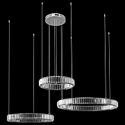 Подвесной светильник Loft it Crystal R1ng 10135/3 Chrome цвет плафона/подвески Прозрачный, цвет арматуры Хром-1