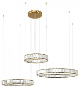 Подвесной светильник Loft it Crystal R1ng 10135/3 Gold цвет плафона/подвески Прозрачный, цвет арматуры Золото