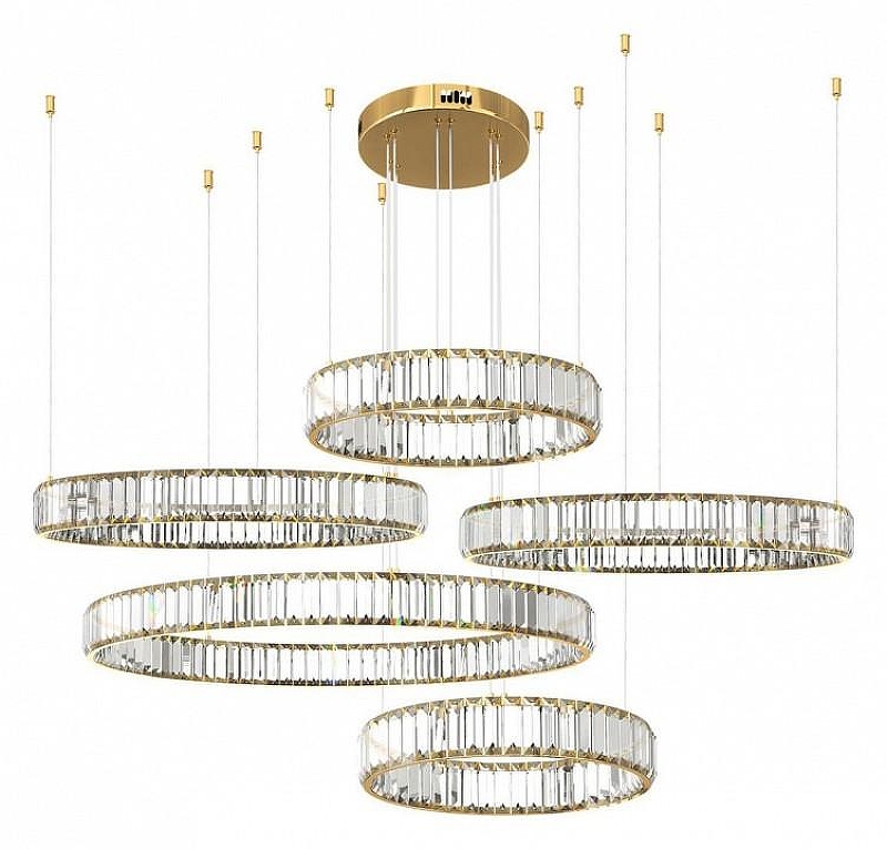 Подвесной светильник Loft it Crystal r1ng 10135/5 Gold 