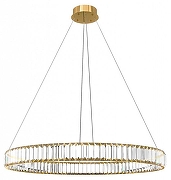 Подвесной светильник Loft it Crystal R1ng 10135/800 Gold цвет плафона/подвески Прозрачный, цвет арматуры Золото-1