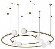 Подвесной светильник Loft it 1nf1n1te 10155/1100 Gold цвет плафона/подвески Белый, цвет арматуры Золото-1