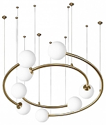 Подвесной светильник Loft it 1nf1n1te 10155/800 Gold цвет плафона/подвески Белый, цвет арматуры Золото-1