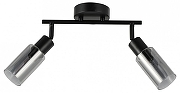 Спот Escada Sector 10172/2A Chrome цвет плафона/подвески Светло-серый, цвет арматуры Черный
