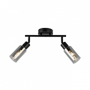 Спот Escada Sector 10172/2A Chrome цвет плафона/подвески Светло-серый, цвет арматуры Черный-1