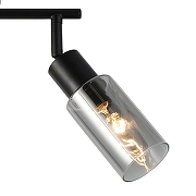 Спот Escada Sector 10172/2A Chrome цвет плафона/подвески Светло-серый, цвет арматуры Черный-2