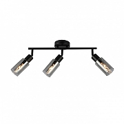 Спот Escada Sector 10172/3A Chrome цвет плафона/подвески Светло-серый, цвет арматуры Черный-1