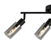 Спот Escada Sector 10172/3A Chrome цвет плафона/подвески Светло-серый, цвет арматуры Черный-2