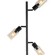 Торшер Escada Sector 10172/T Amber цвет плафона/подвески Оранжевый, цвет арматуры Черный-2