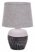 Настольная лампа Escada Eyrena 10173/L Grey цвет плафона/подвески Серый, цвет арматуры Белый, Черный