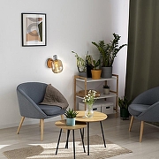 Спот Escada Hugge 10177/1A White цвет плафона/подвески Янтарный, цвет арматуры Белый, Коричневый-4