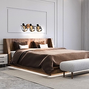 Спот Escada Hugge 10177/3A Black цвет плафона/подвески Серый, цвет арматуры Коричневый, Черный-4