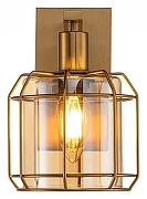 Бра Escada Midland 10188/1A Brass цвет плафона/подвески Янтарный, цвет арматуры Бронза-2