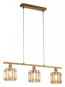 Подвесной светильник Escada M1dland 10188/3S Brass цвет плафона/подвески Оранжевый, цвет арматуры Бронза-2