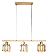 Подвесной светильник Escada M1dland 10188/3S Brass цвет плафона/подвески Оранжевый, цвет арматуры Бронза-3