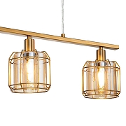 Подвесной светильник Escada M1dland 10188/3S Brass цвет плафона/подвески Оранжевый, цвет арматуры Бронза-4