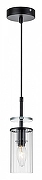 Подвесной светильник Escada Avolto 10191/1S цвет плафона/подвески Прозрачный, цвет арматуры Черный-1