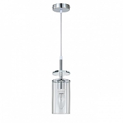 Подвесной светильник Escada AVOLTO 10191/1S Chrome цвет плафона/подвески Прозрачный, цвет арматуры Хром-1