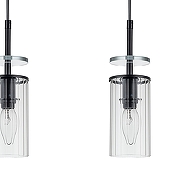 Подвесной светильник Escada Avolto 10191/3S цвет плафона/подвески Прозрачный, цвет арматуры Черный-4