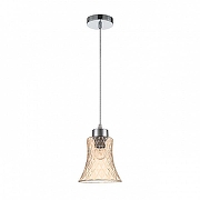 Подвесной светильник Escada Carnival 10193/1S Amber цвет плафона/подвески Янтарный, цвет арматуры Хром-2