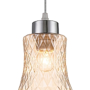 Подвесной светильник Escada Carnival 10193/1S Amber цвет плафона/подвески Янтарный, цвет арматуры Хром-3