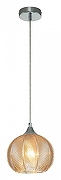 Подвесной светильник Escada P1on 10194/1S Amber цвет плафона/подвески Оранжевый, цвет арматуры Хром-2