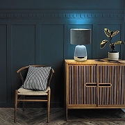 Настольная лампа Escada Hestia 10200/L Blue цвет плафона/подвески Голубой, цвет арматуры Голубой, Золото-3