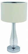 Настольная лампа Escada Ersa 10206/T Clear цвет плафона/подвески Белый, цвет арматуры Прозрачный, Хром