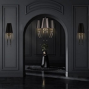 Бра Loft it Brun1lde 10207W/L Black цвет плафона/подвески Черный, цвет арматуры Черный-6