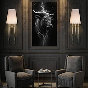 Бра Loft it Brun1lde 10207W/L Chrome цвет плафона/подвески Белый, цвет арматуры Хром-6