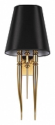 Бра Loft it Brun1lde 10207W/M Gold цвет плафона/подвески Черный, цвет арматуры Золото