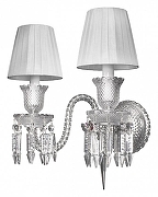 Бра Loft it Zenith 10210/2W White цвет плафона/подвески Белый, Прозрачный, цвет арматуры Прозрачный, Хром-1