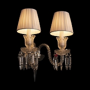 Бра Loft it Zenith 10210/2W White цвет плафона/подвески Белый, Прозрачный, цвет арматуры Прозрачный, Хром-2