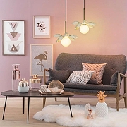 Подвесной светильник Loft it Monro 10213/A Black цвет плафона/подвески Белый, цвет арматуры Золото, Черный-4
