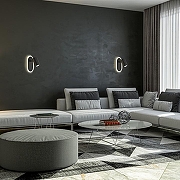 Бра Escada Omega 10222/2LED Black цвет плафона/подвески Черный, цвет арматуры Черный-3