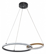 Подвесной светильник Escada Relation 10230/2LED Black/Gold цвет плафона/подвески Белый, Золото, Черный, цвет арматуры Черный-1