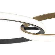 Подвесной светильник Escada Relation 10230/2LED Black/Gold цвет плафона/подвески Белый, Золото, Черный, цвет арматуры Черный-5