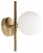 Бра Loft it Tely 10236/1W цвет плафона/подвески Белый, цвет арматуры Золото