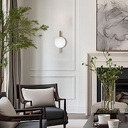 Бра Loft it Tely 10236/1W цвет плафона/подвески Белый, цвет арматуры Золото-6