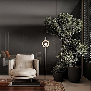 Торшер Loft it Wonders 10237F Black цвет плафона/подвески Белый, цвет арматуры Черный-6