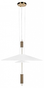 Подвесной светильник Loft it Skylar 10244/A Brass цвет плафона/подвески Белый, цвет арматуры Латунь-1