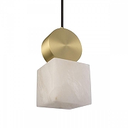 Подвесной светильник Loft it Dolom1te 10249/A цвет плафона/подвески Белый, цвет арматуры Медь-1