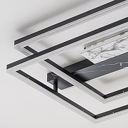 Накладной светильник Escada Slab 10251/2LED цвет плафона/подвески Белый, Черный, цвет арматуры Черный-4