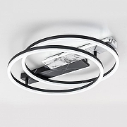 Накладной светильник Escada Slab 10252/2LED цвет плафона/подвески Белый, Черный, цвет арматуры Черный-2