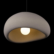 Подвесной светильник Loft it Stone 10252/600 Grey цвет плафона/подвески Серый, цвет арматуры Черный-4