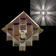 Встраиваемый светильник Sneha 1025/A G9 COLOR (RNB) цвет плафона/подвески Прозрачный, Разноцветный, цвет арматуры Прозрачный