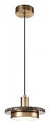 Подвесной светильник Escada Torano 10260/1LED Brown marble цвет плафона/подвески Бронза, Коричневый, цвет арматуры Бронза-2