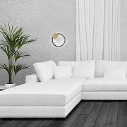 Накладной светильник Escada F1gures 10263/1LED цвет плафона/подвески Белый, Черный, цвет арматуры Золото-4
