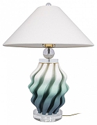Настольная лампа Loft it Amalfi 10264T/S цвет плафона/подвески Белый, цвет арматуры Зеленый