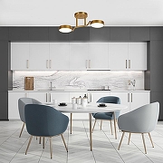 Светильник на штанге Escada Starl1ght 10273/2LED цвет плафона/подвески Белый, Бежевый, цвет арматуры Бежевый-2